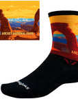 Swiftwick Vision Six Impression National Park Socks - 6" Arches Small