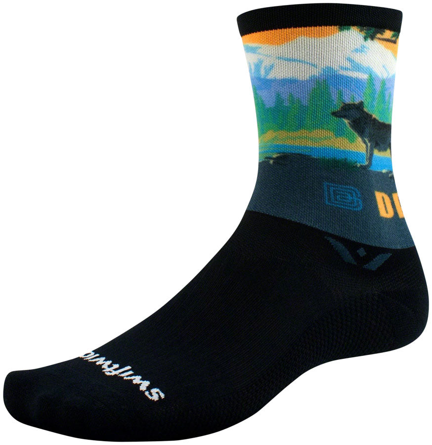 Swiftwick Vision Six Impression National Park Socks - 6&quot; Denali Small