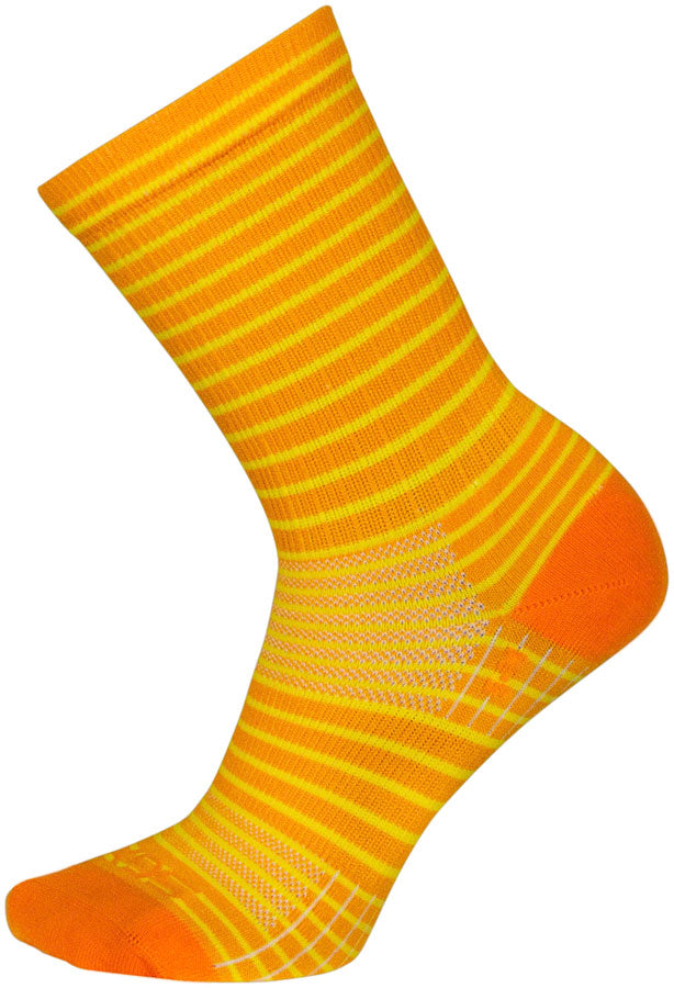 SockGuy Gold Stripes SGX Socks - 6&quot; Gold Large/X-Large