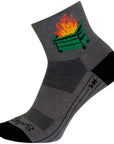 SockGuy 2020 Classic Socks - 3" Gray/Black Small/Medium