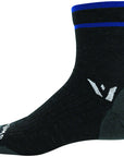 Swiftwick Pursuit Four Ultralight Socks - 4" Coal Blue Small