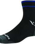 Swiftwick Pursuit Four Ultralight Socks - 4" Coal Blue Small
