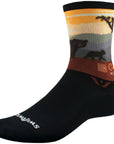 Swiftwick Vision Six Impression National Park Socks - 6" Great Smoky Mountain Bears XL