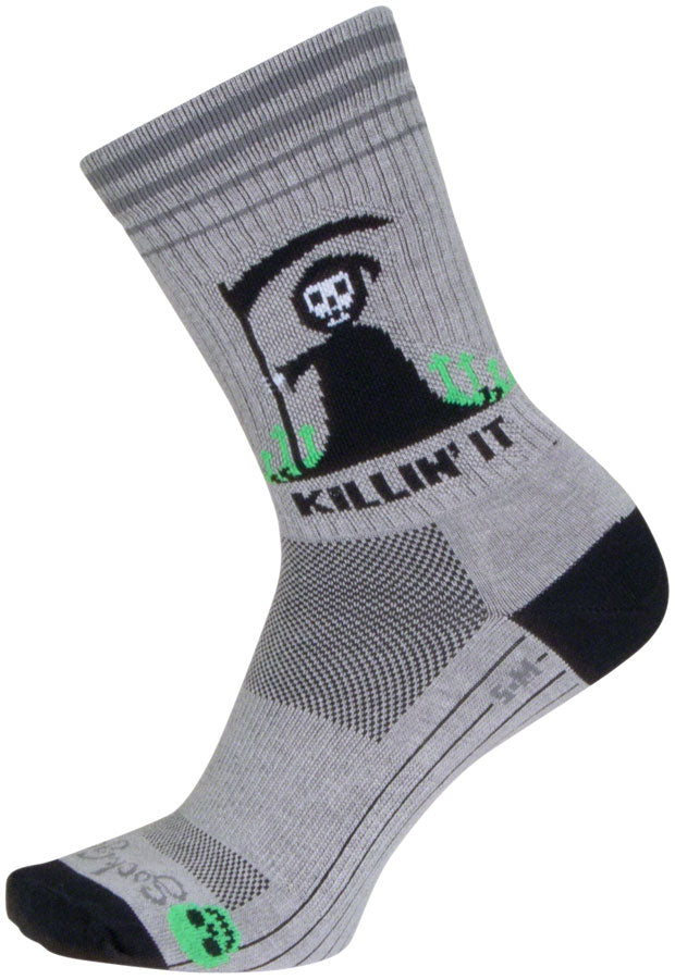 SockGuy Killin It Crew Sock - 6&quot; Small/Medium