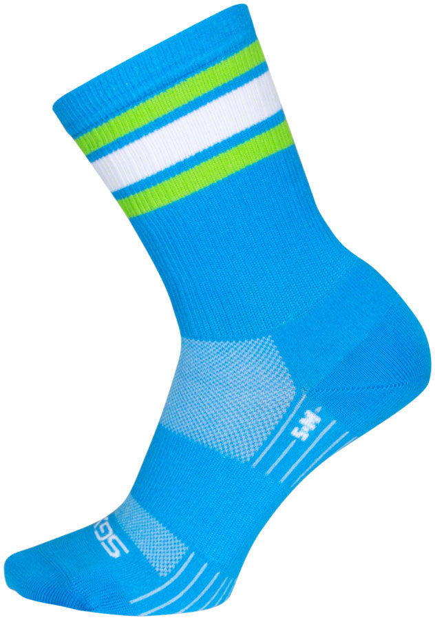SockGuy SGX Throwback Socks - 6&quot; Blue Small/Medium