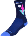 SockGuy Crew Cactal Socks - 6 inch Blue Small/Medium