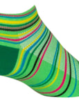 SockGuy Classic Sea Grass Socks - 1 inch Green Small/Medium