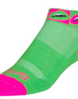 SockGuy Classic Smooch Socks - 1" Green Small/Medium