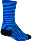 SockGuy SGX Royal Stripes Socks - 6 inch Royal Small/Medium