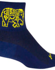 SockGuy Classic Henna Socks - 3" Blue Small/Medium