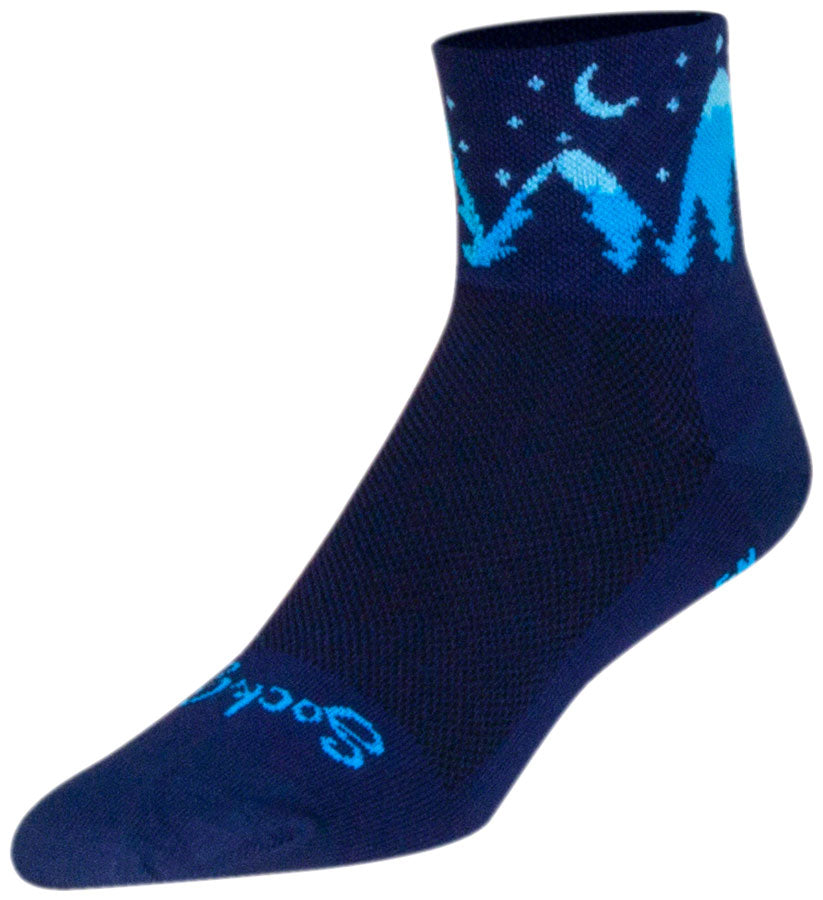 SockGuy Classic Midnight Socks - 3&quot; Black Large/X-Large