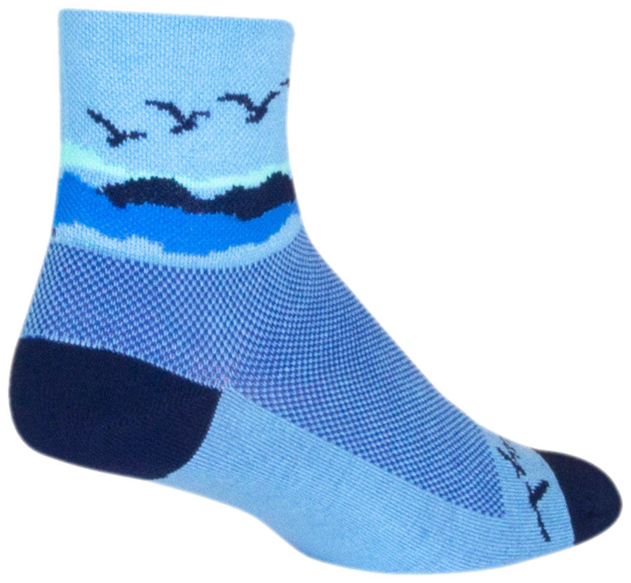 SockGuy Classic Migration Socks - 3 inch Blue Large/X-Large