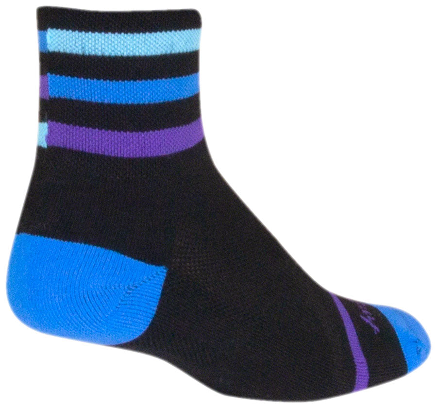 SockGuy Classic Royalty Socks - 3&quot; Black Small/Medium