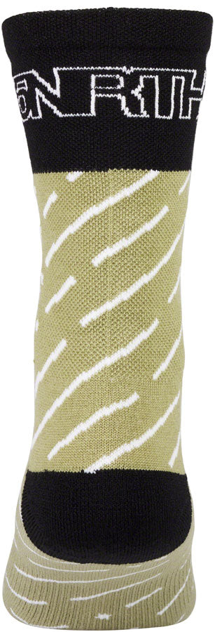 45NRTH Snow Band Midweight Wool Sock - Sage/Rosin Medium - The Bike Hub