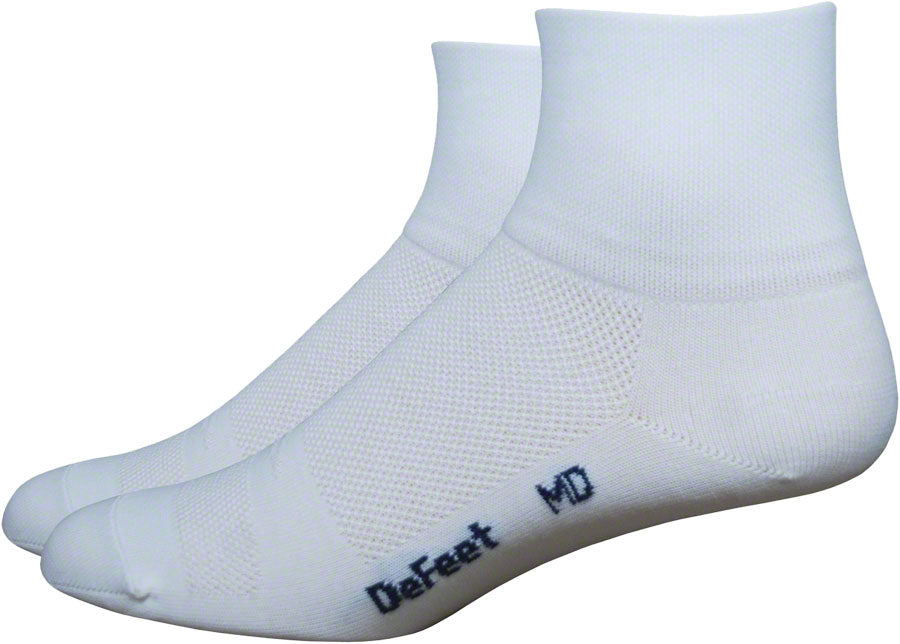 DeFeet Aireator D-Logo Socks - 3 inch White X-Large