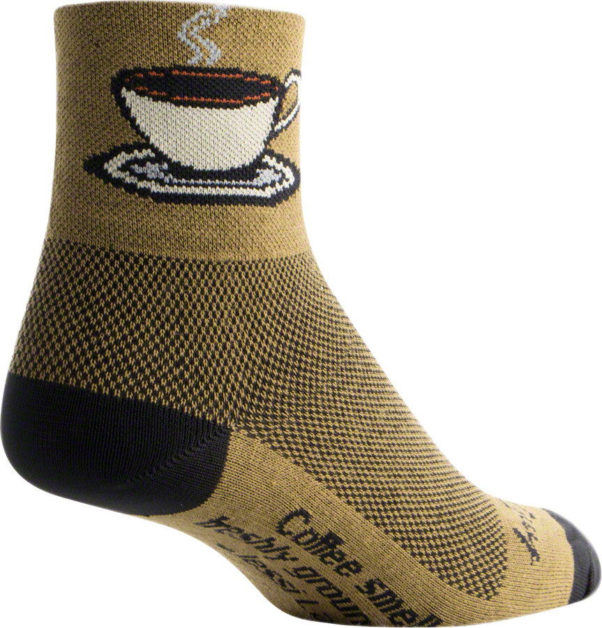 SockGuy Classic Coffee Socks - 3&quot; Brown Large/X-Large