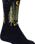 SockGuy Wool Camper Socks - 6" Black Small/Medium