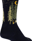 SockGuy Wool Camper Socks - 6" Black Small/Medium - The Bike Hub