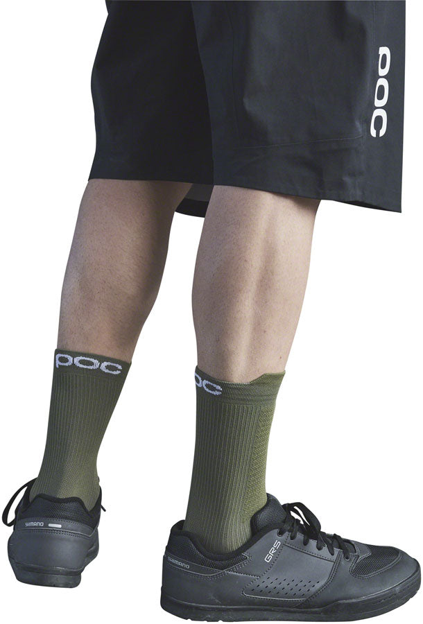 POC Lithe MTB Socks - Green Medium