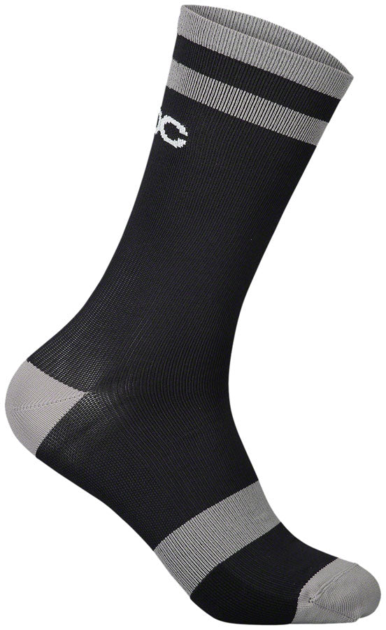 POC Lure MTB Socks - Black/Gray Large