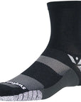Swiftwick Flite XT Five Socks - 5" Black Medium