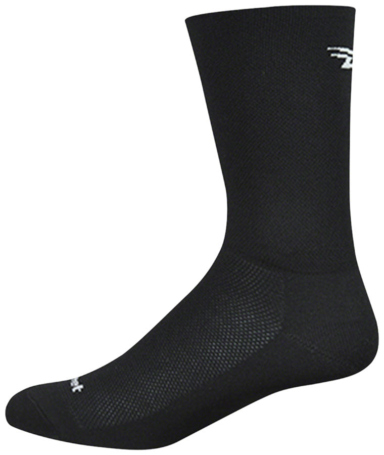 DeFeet Aireator 6&quot; D-Logo Socks 9.5-11.5 Black