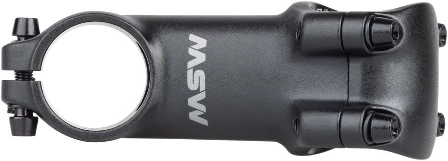 MSW 25 Stem - 80mm 31.8 Clamp +/-25 1-1/8&quot; Aluminum Black