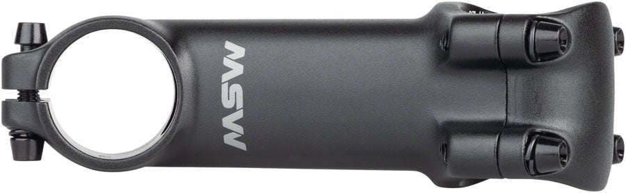MSW 25 Stem - 100mm 31.8 Clamp +/-25 1-1/8&quot; Aluminum Black