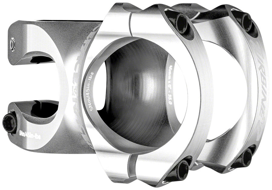 RaceFace Turbine R 35 Stem - 32mm 35mm Clamp +/-0 1 1/8&quot; Silver