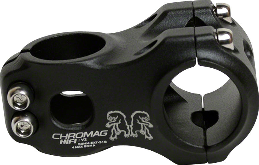 Chromag HiFi Stem - 50mm 31.8 Clamp +/-0 1 1/8&quot; Alloy Black