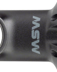 MSW 17 Stem - 70mm 31.8 Clamp +/-17 1 1/8" Aluminum Black