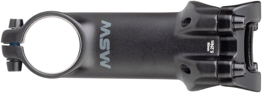 MSW 17 Stem - 90mm 31.8 Clamp +/-17 1 1/8&quot; Aluminum Black