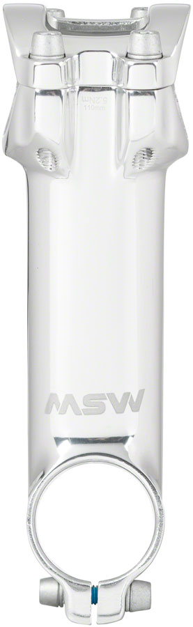 MSW 17 Stem - 110mm 31.8 Clamp +/-17 1 1/8&quot; Aluminum Silver