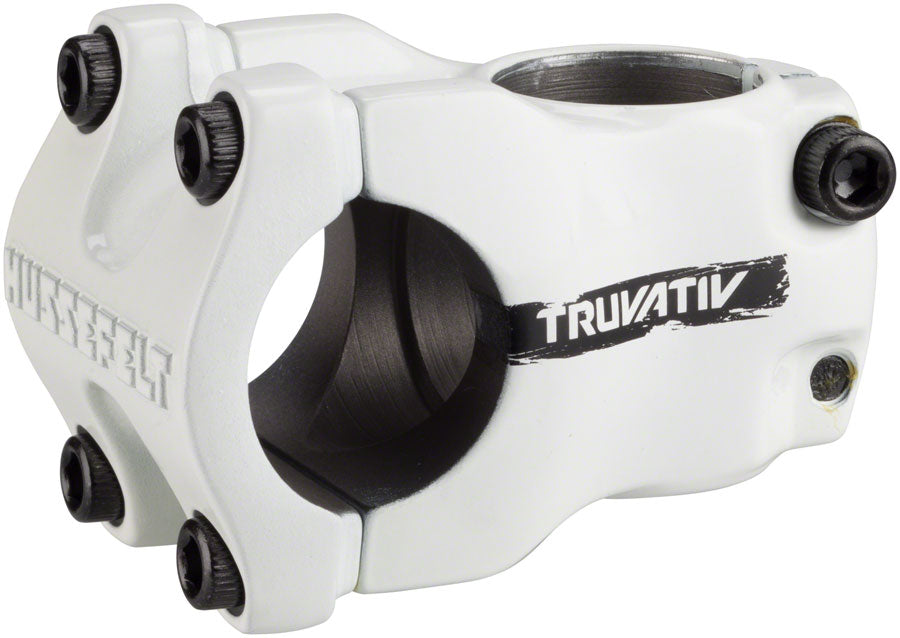 TruVativ Hussefelt Stem - 40mm 31.8 Clamp +/-0 1 1/8&quot; Aluminum White
