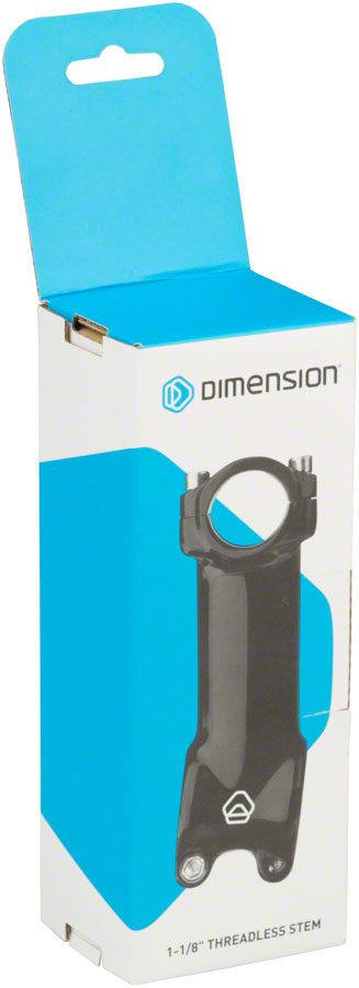 Dimension 25.4 Stem - 110mm 25.4 Clamp +/-7 1 1/8&quot; Alloy Black