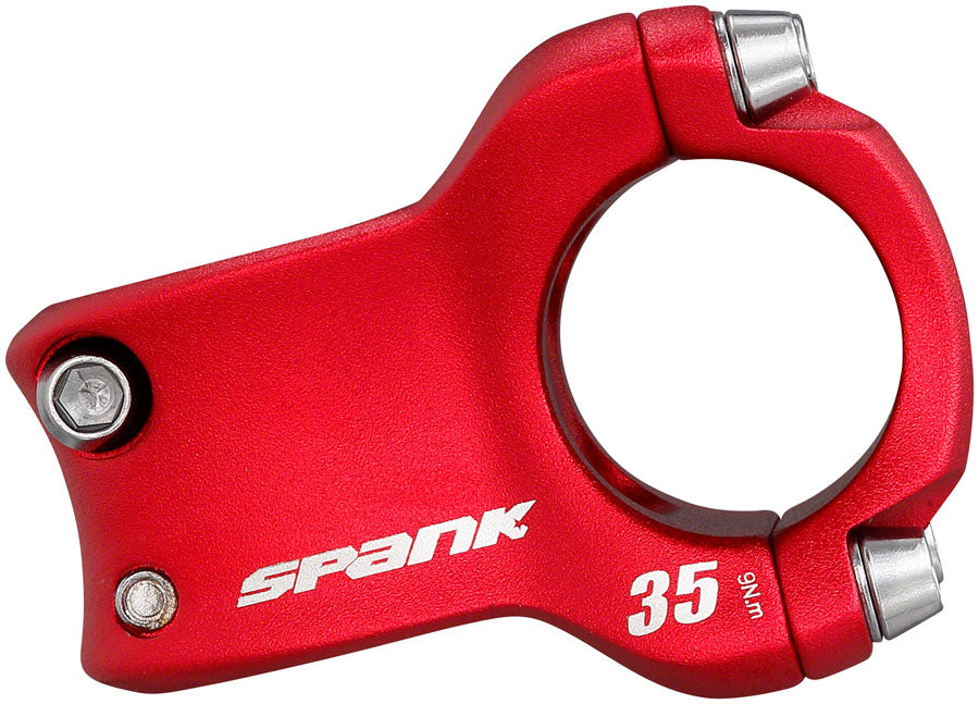 Spank Spike Race 2 Stem - 35mm 31.8 Clamp +/-0 1 1/8&quot; Aluminum Red