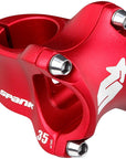 Spank Spike Race 2 Stem - 35mm 31.8 Clamp +/-0 1 1/8" Aluminum Red