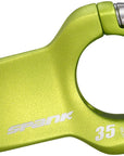 Spank Spike Race 2 Stem - 35mm 31.8 Clamp +/-0 1 1/8" Aluminum Green