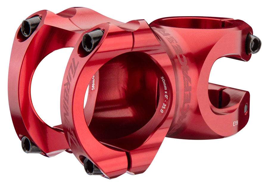 RaceFace Turbine R 35 Stem - 40mm 35mm Clamp +/-0 1 1/8&quot; Red