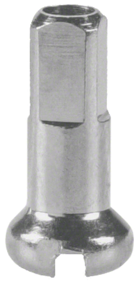 DT Swiss Standard Spoke Nipples - Brass 2.0 x 12mm Silver Box of 100