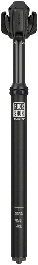 RockShox Reverb AXS XPLR Dropper Seatpost - 27.2mm 75mm 400 Black A1