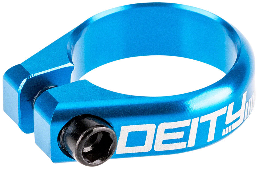 Deity Circuit Seatpost Clamp 34.9mm Blue