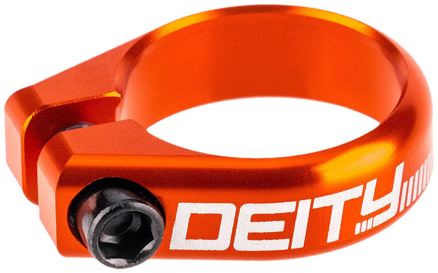 Deity Circuit Seatpost Clamp 34.9mm Orange