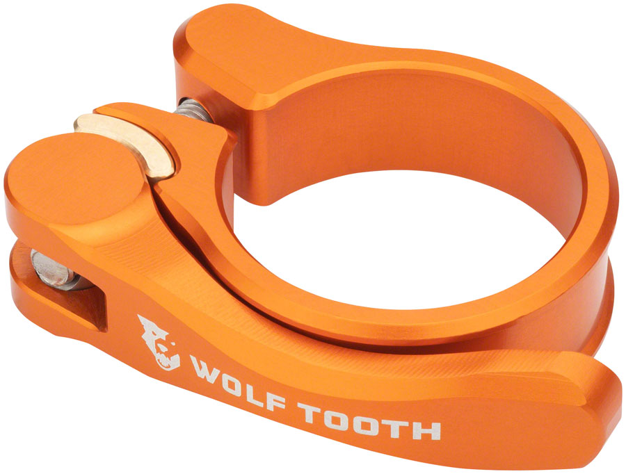 Wolf Tooth Components Quick Release Seatpost Clamp - 34.9mm Orange