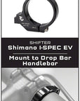 Wolf Tooth ShiftMount Drop Bar Clamp - I-Spec EV 31.8mm