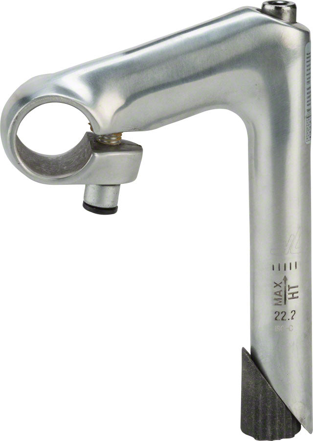 Zoom HE 1&quot; Quill Stem - 80mm 25.4 Clamp -17 22.2-24tpi Quill Aluminum Silver