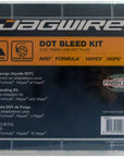 Jagwire Pro DOT Bleed Kit Finish Line DOT 5.1 Fluid - For Avid Hayes Formula Hope Disc Brakes