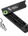 Wolf Tooth 6-Bit Hex Wrench Multi-Tool with Keyring - Green