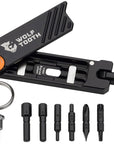 Wolf Tooth 6-Bit Hex Wrench Multi-Tool with Keyring - Gold