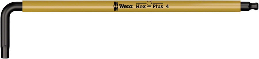 Wera 950 SPKL L-Key Hex Wrench - 4mm Yellow